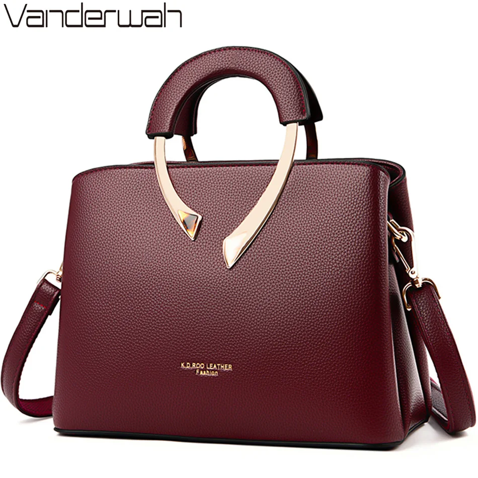 Luxury Bags Supplier - 정품 VANDERWAH 고품질 Pu 가죽 캐주얼