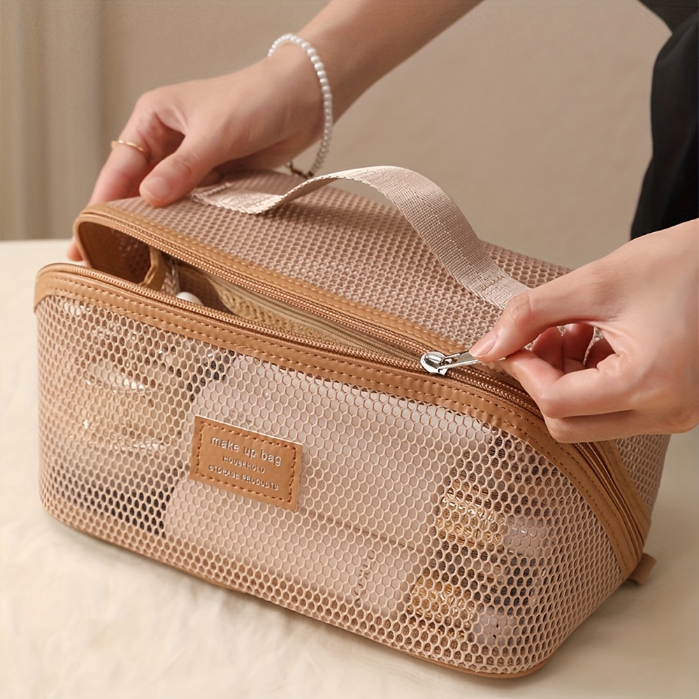 Luxury Ziploc Bags - 여성용 메이크업 정리함 화장품 가방 메이크업