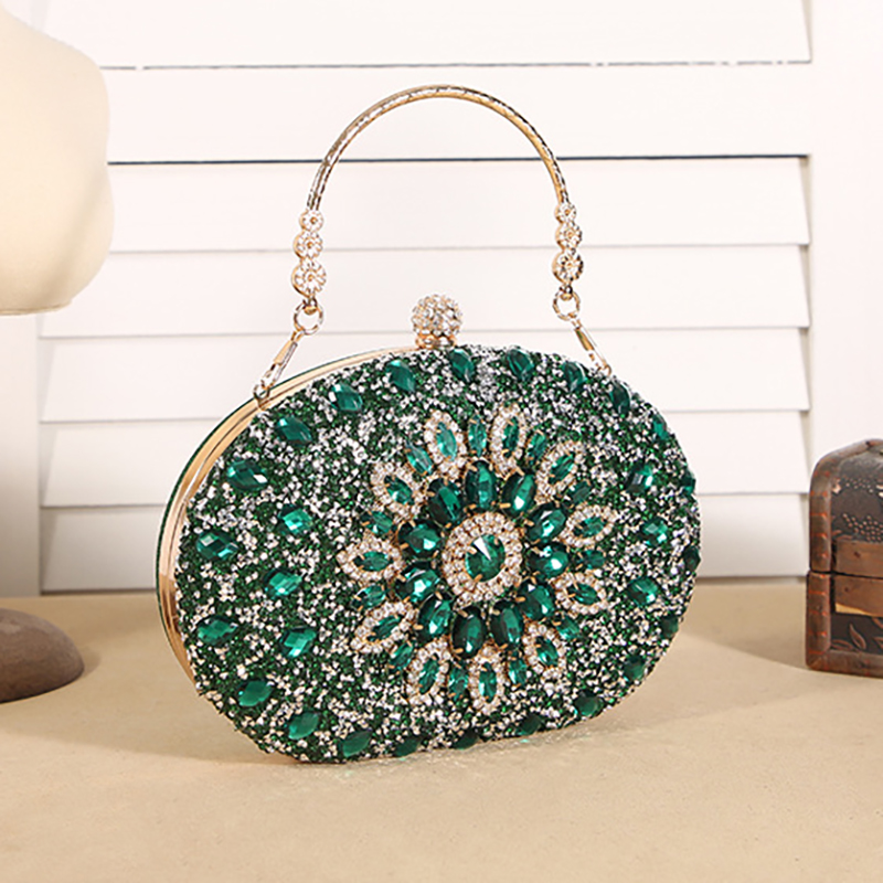 Luxury Bags Green - 웨딩 파티를위한 이브닝 클러치 백 럭셔리