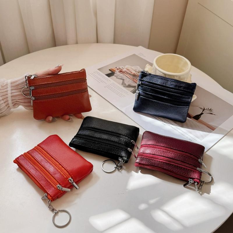 Wristlet Wallet Zipper - 내구성이 뛰어난 PU 가죽 동전 지갑