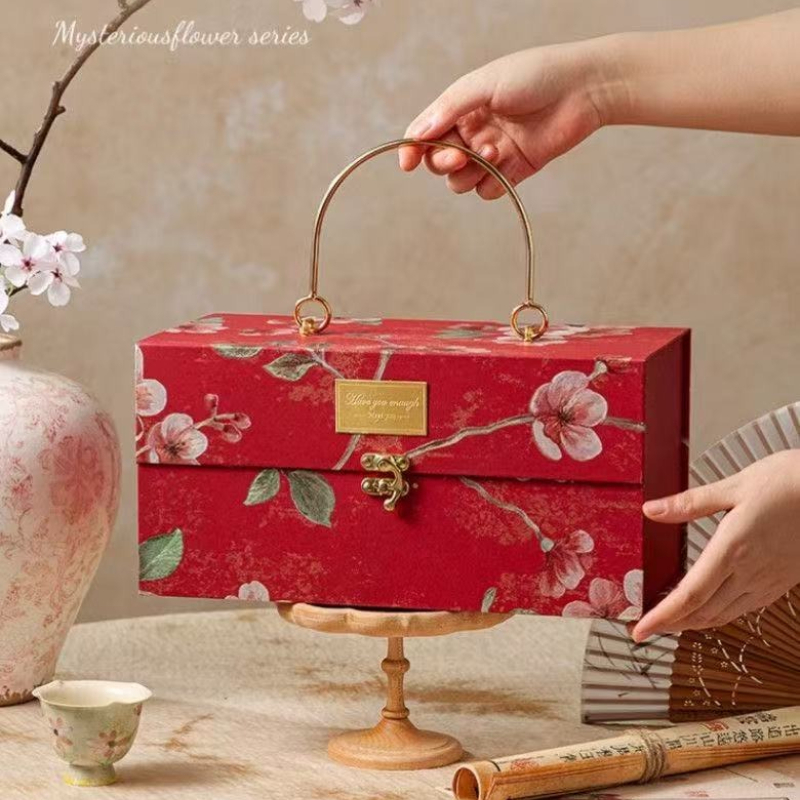 Luxury Bags List - 다채로운 금속 손잡이 선물 상자 웨딩