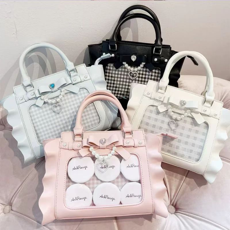 Wristlet Wallet Zipper - 하라주쿠 스퀘어 핑크 Ita 가방 여성