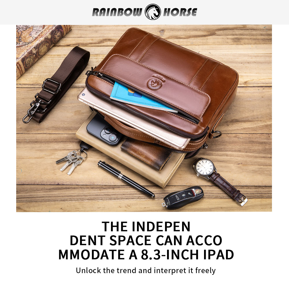 새로운 남성용 미니 크로스백, 가죽 가방, 남성용 질감 - Key Holder Leather Pouch 리뷰 및 가격