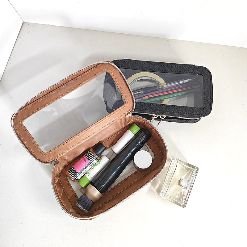 럭셔리 여행용 휴대용 화장품 가방 맞춤 이름 PU 가죽 - Luxury Ziploc Bags 리뷰 및 가격