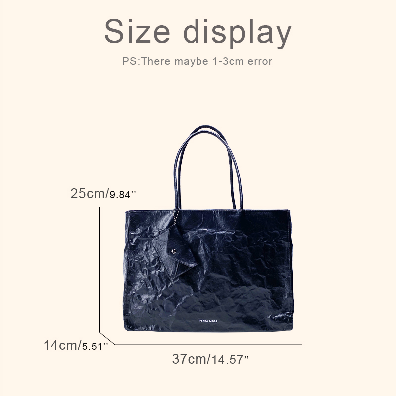 여성을위한 한국 캐주얼 크래프트 종이 토트 백 럭셔리  - Luxury Bags Supplier 리뷰 및 가격