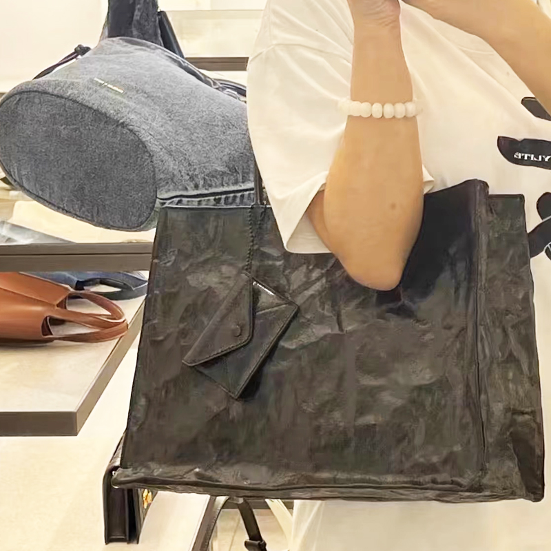 여성을위한 한국 캐주얼 크래프트 종이 토트 백 럭셔리  - Luxury Bags Supplier 리뷰 및 가격