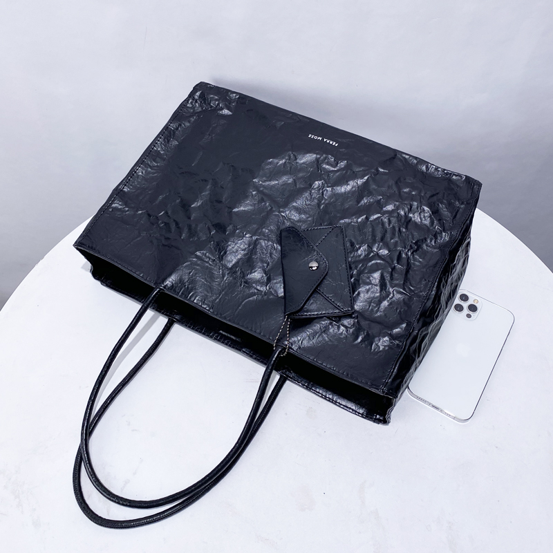 여성을위한 한국 캐주얼 크래프트 종이 토트 백 럭셔리  - Luxury Bags Supplier 리뷰 및 가격