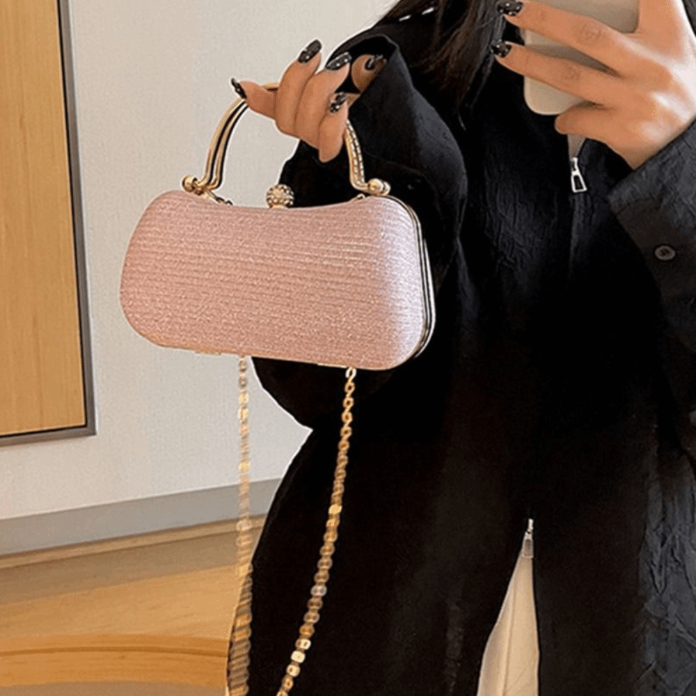 미니 글리터 이브닝 연회 가방 손목 가방 대용량 박스  - Mini Bag Evening Clutch 리뷰 및 가격