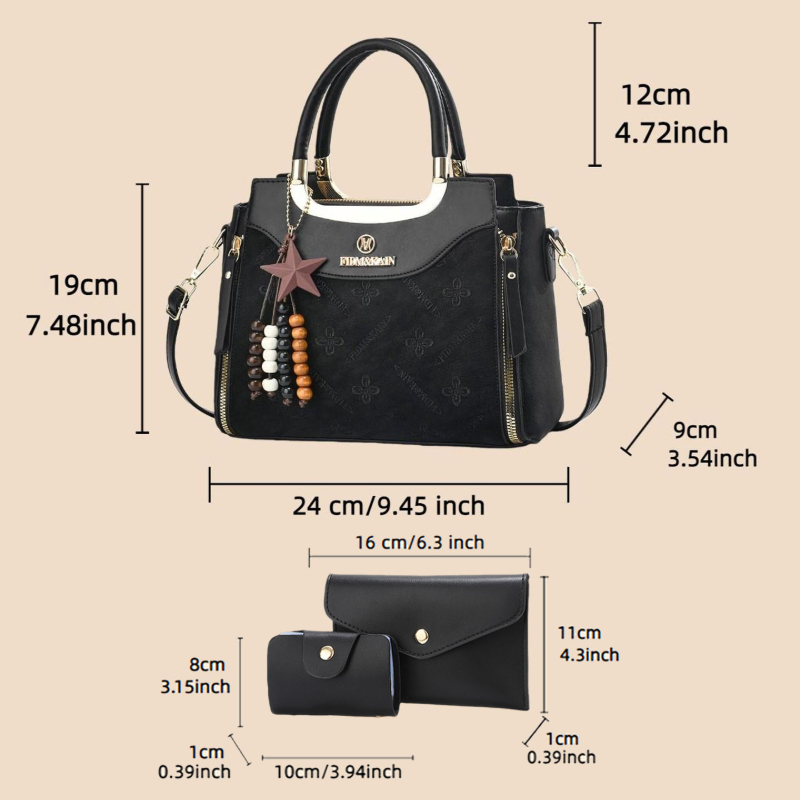 세련된 여성용 핸드백, 단색, 고급스러움, 대용량, 캐 - Luxury Bags & Leather Repair Of Atlanta 리뷰 및 가격