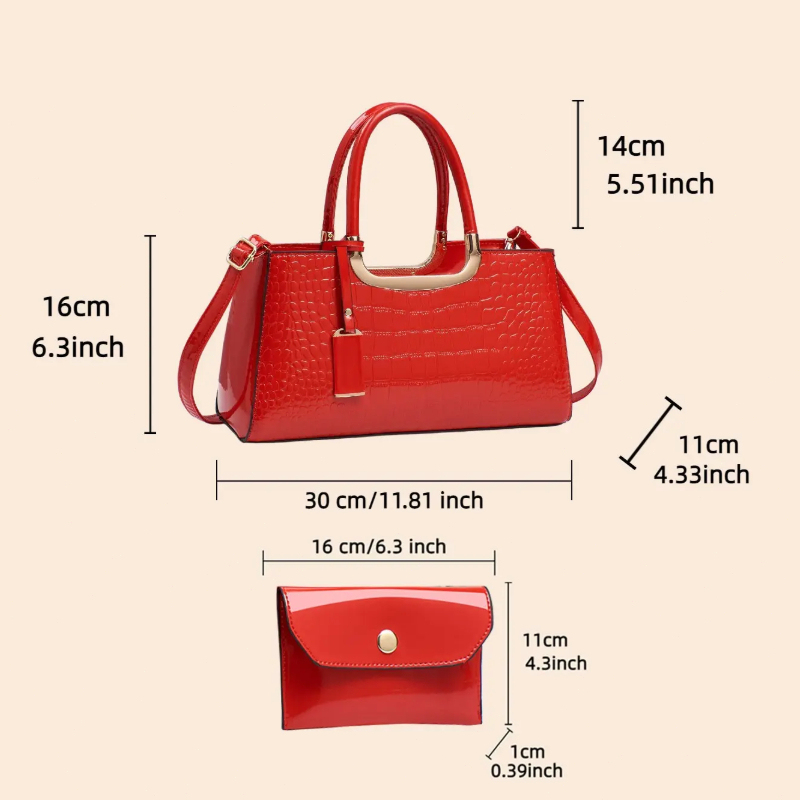 여성용 핸드백 세트, 가벼운 고급 PU 소재 크로스바디 - Luxury Bags & Leather Repair Of Atlanta 리뷰 및 가격