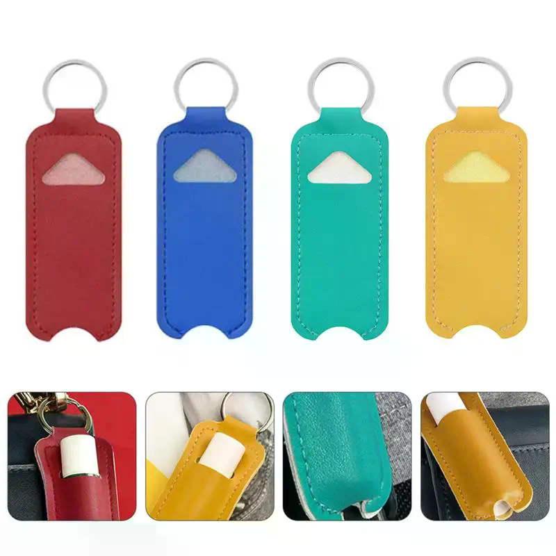 PU 가죽 립밤 파우치 키링 립스틱 립글로스 가방 키체 - Key Holder Leather Pouch 리뷰 및 가격