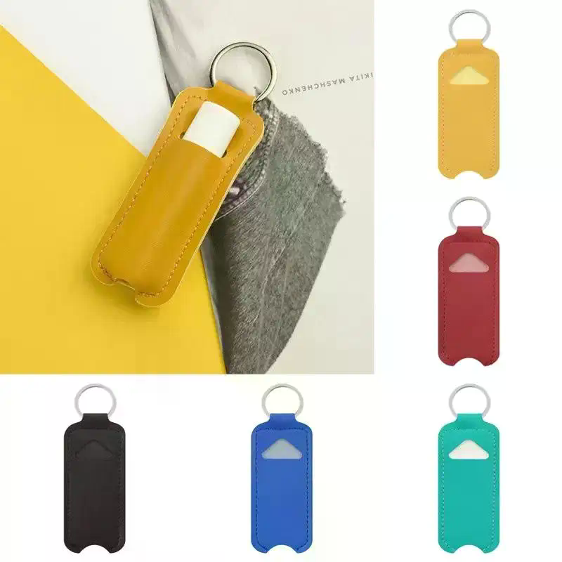 PU 가죽 립밤 파우치 키링 립스틱 립글로스 가방 키체 - Key Holder Leather Pouch 리뷰 및 가격