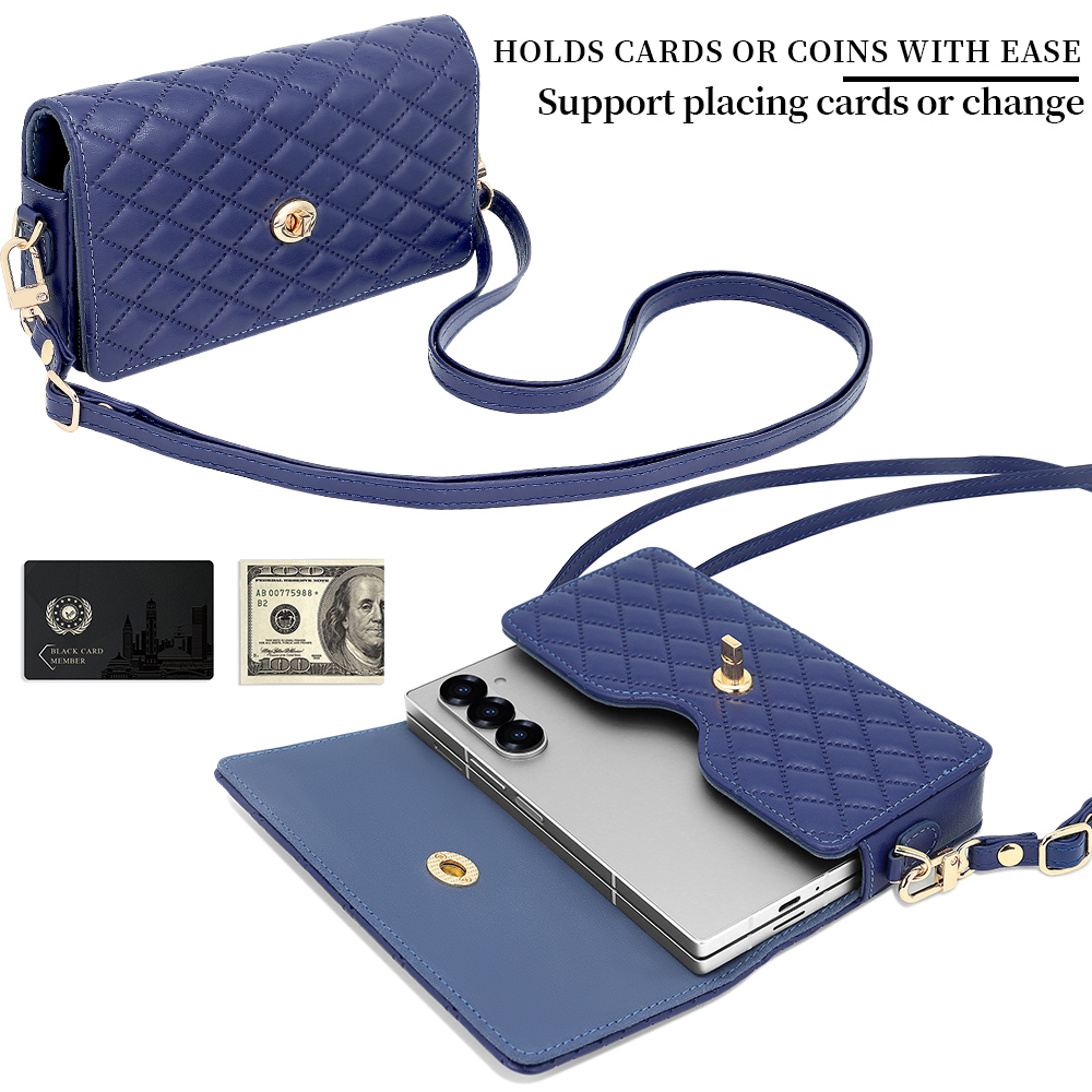 갤럭시 Z 폴드 7/6/5/4/3용 고급 PU 가죽 폰 - Luxury Bags & Leather Repair Of Atlanta 리뷰 및 가격