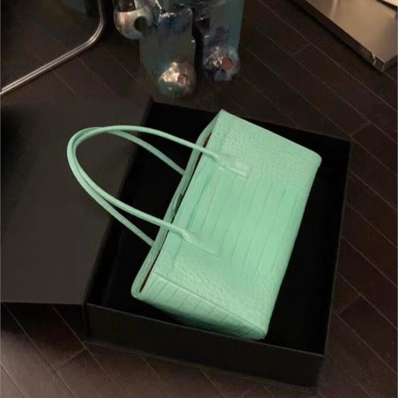 빈티지 그린 토트 백 여성용 가짜 악어 가죽 대용량 하 - Luxury Bags Green 리뷰 및 가격