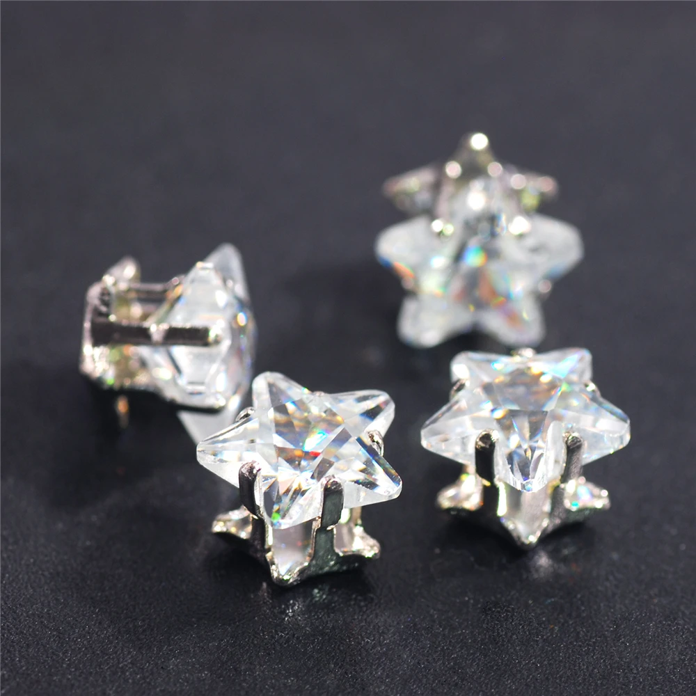 고품질 럭셔리 지르콘 구리 쥬얼리 8mm 스타 컷 CZ - Luxury Bags Cz 리뷰 및 가격