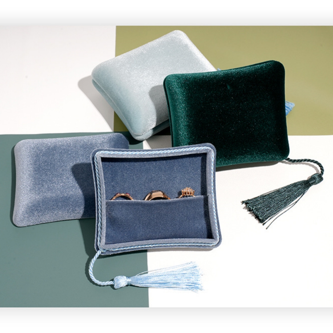 고급스러운 벨벳 보석함, 태슬 펜던트 포함, 고급 다기 - Luxury Bags List 리뷰 및 가격