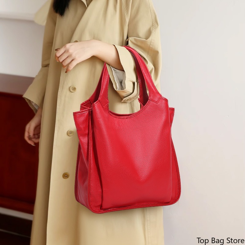 여성용 정품 가죽 숄더 토트백, 풀 그레인 가죽 워크  - Luxury Bags Quiet 리뷰 및 가격