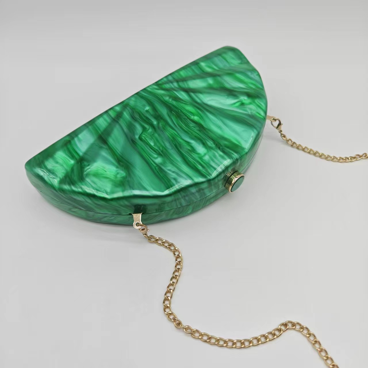여성용 반달 원형 배럴 모양 아크릴 상자, 데이 클러치 - Mini Bag Evening Clutch 리뷰 및 가격