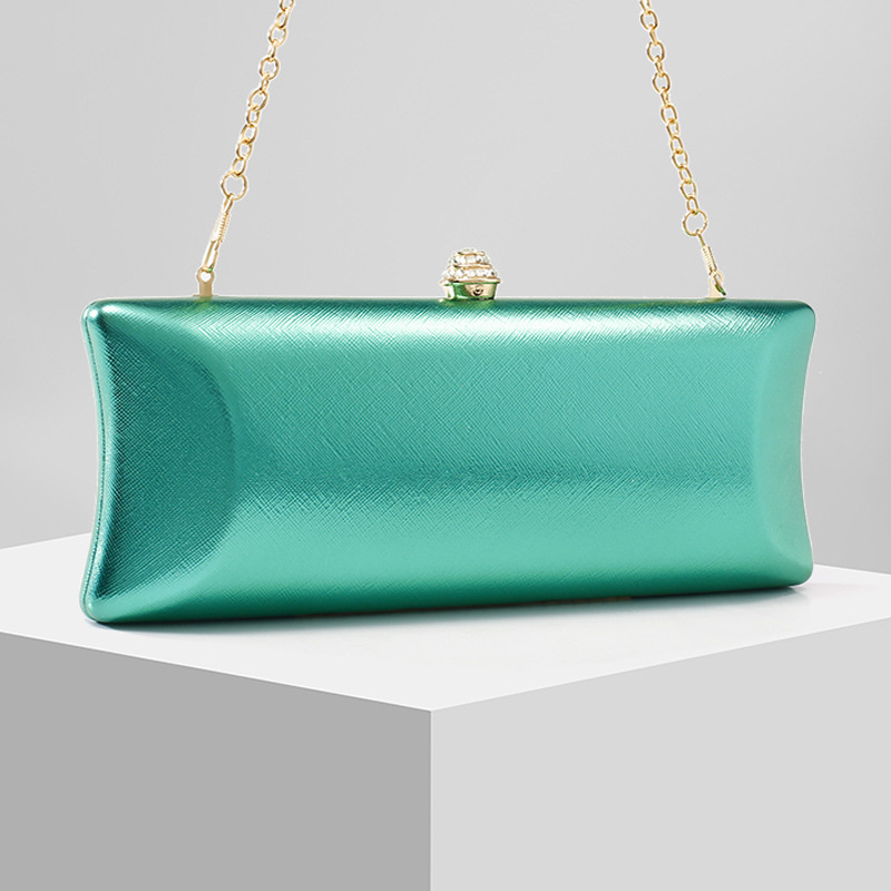클래식 롱 박스 이브닝 백 여성용 럭셔리 그린 웨딩 백 - Luxury Bags Green 리뷰 및 가격