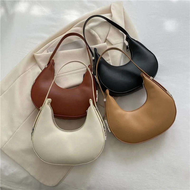 여성용 겨드랑이 가방 고급 PU 가죽 숄더백 소형 클러 - Luxury Bags Supplier 리뷰 및 가격