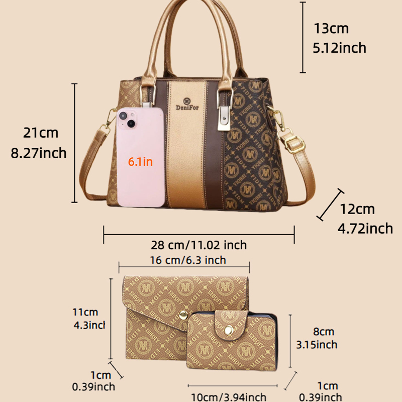 스플라이스 디자인의 여성용 핸드백 3종 세트, 여성용  - Luxury Bags & Leather Repair Of Atlanta 리뷰 및 가격
