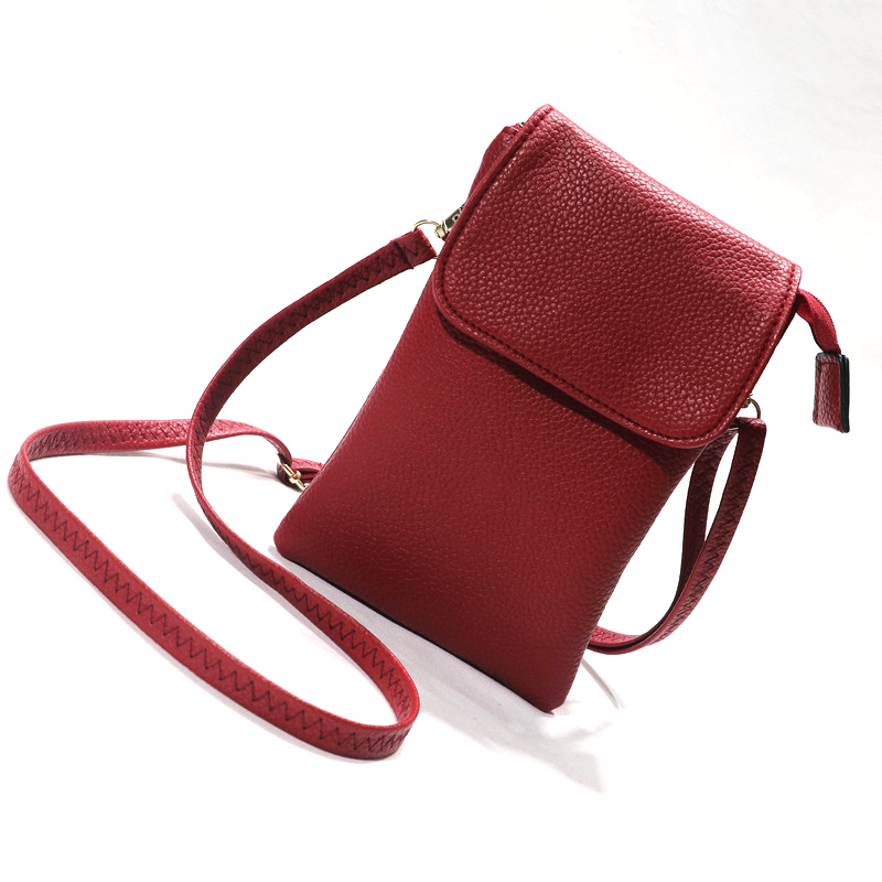 여성 가죽 크로스바디 폰백 작은 숄더백 더블 지퍼 지갑 - Wristlet Wallet Zipper 리뷰 및 가격