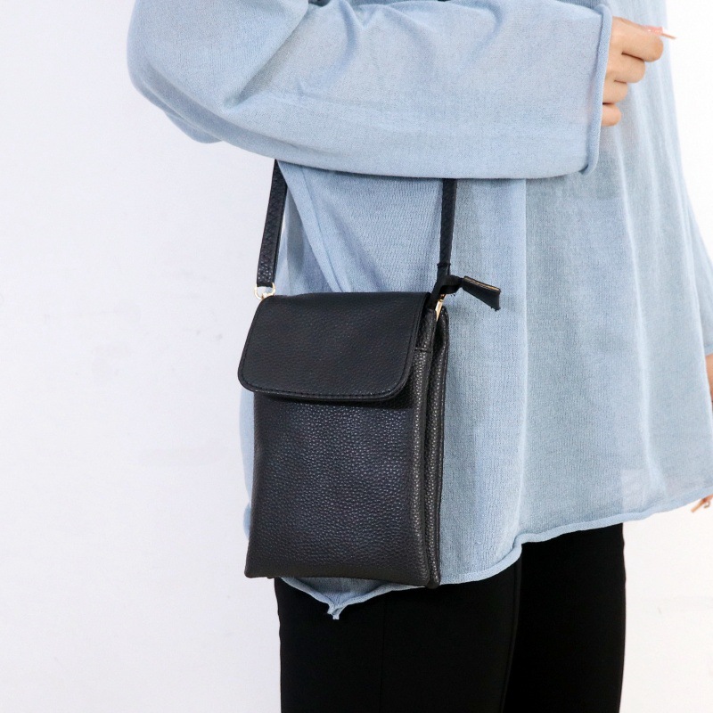 여성 가죽 크로스바디 폰백 작은 숄더백 더블 지퍼 지갑 - Wristlet Wallet Zipper 리뷰 및 가격