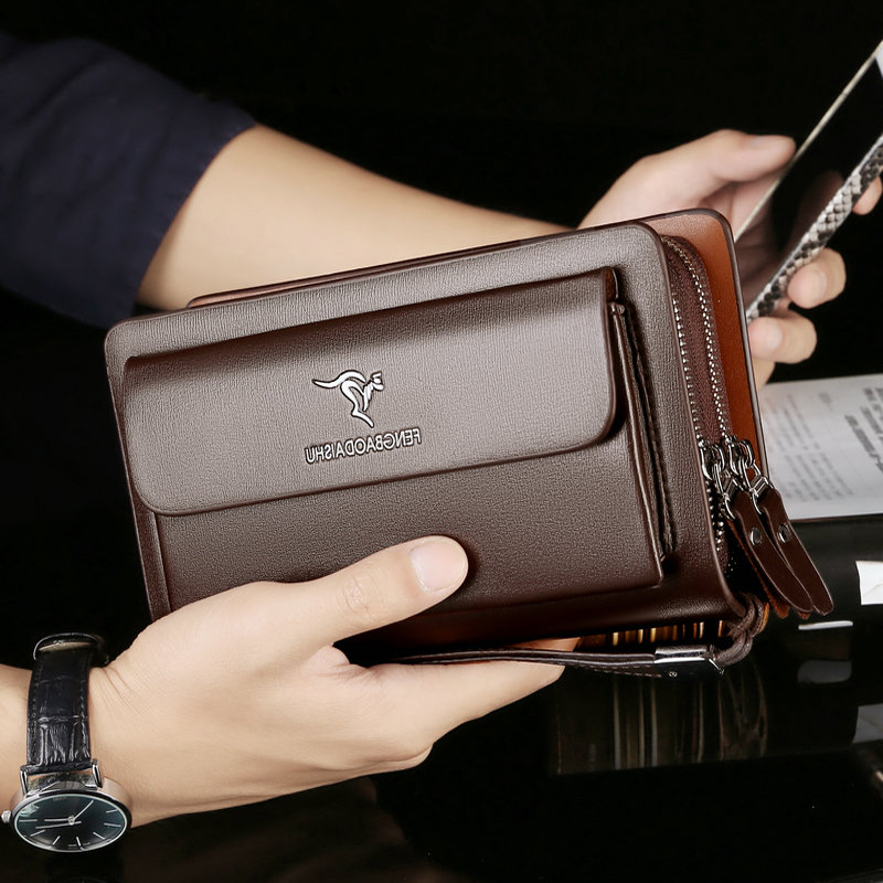 패션 남성용 지갑 브랜드 대형 지퍼 손목 스트랩 폰 남 - Wristlet Wallet Zipper 리뷰 및 가격