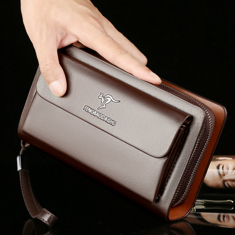 패션 남성용 지갑 브랜드 대형 지퍼 손목 스트랩 폰 남 - Wristlet Wallet Zipper 리뷰 및 가격