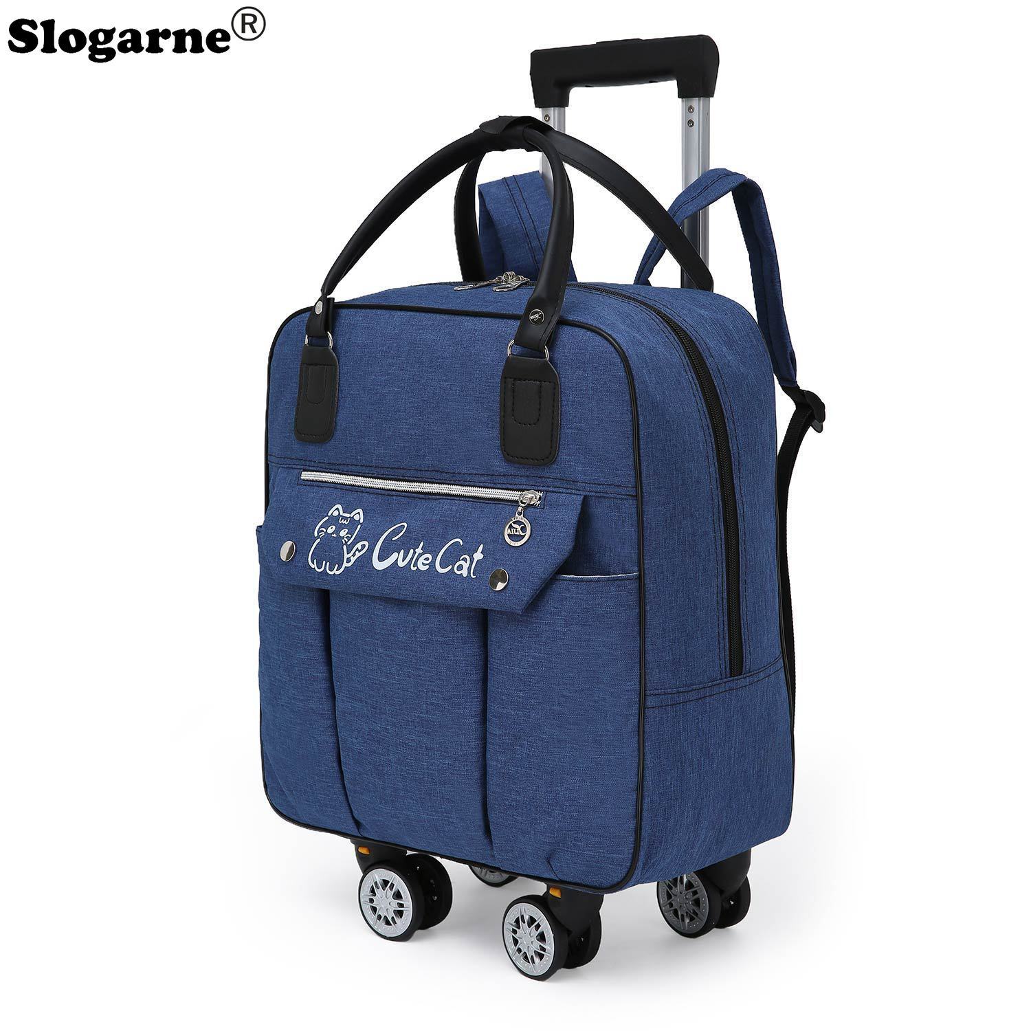 트롤리 대용량 여행 가방 바퀴 회 전자 수하물 휴대용  - Weekender Bag Duffle 리뷰 및 가격