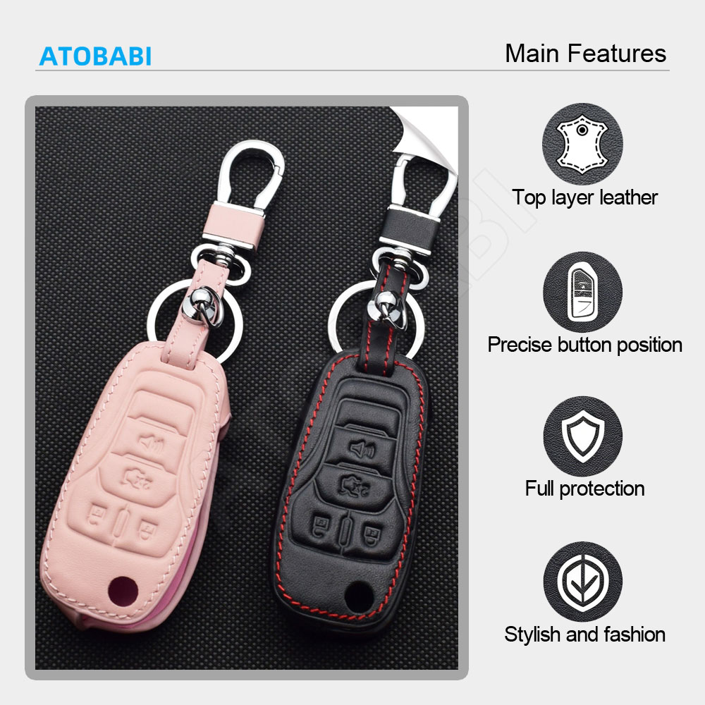 포드 퓨전 2013-2016 F-150 F-250 F- - Key Holder Leather Pouch 리뷰 및 가격