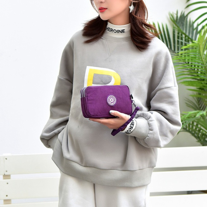 세련된 꽃무늬 프린트 멀티 지퍼 지갑, 여성용 일상 필 - Wristlet Wallet Zipper 리뷰 및 가격