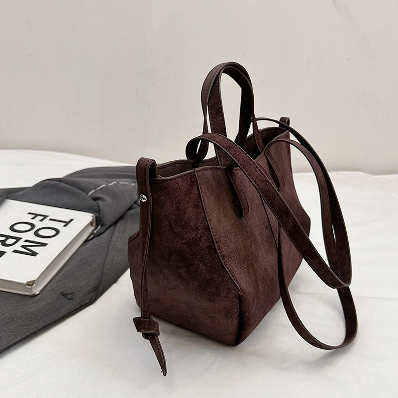 라이트 럭셔리 솔리드 PU 햅스 숄더백 2025 핫세일 - Luxury Bags For Sale 리뷰 및 가격