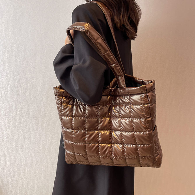 뜨거운 판매 겨울 공간 코튼 토트, 여성 대용량 패딩  - Luxury Bags For Sale 리뷰 및 가격